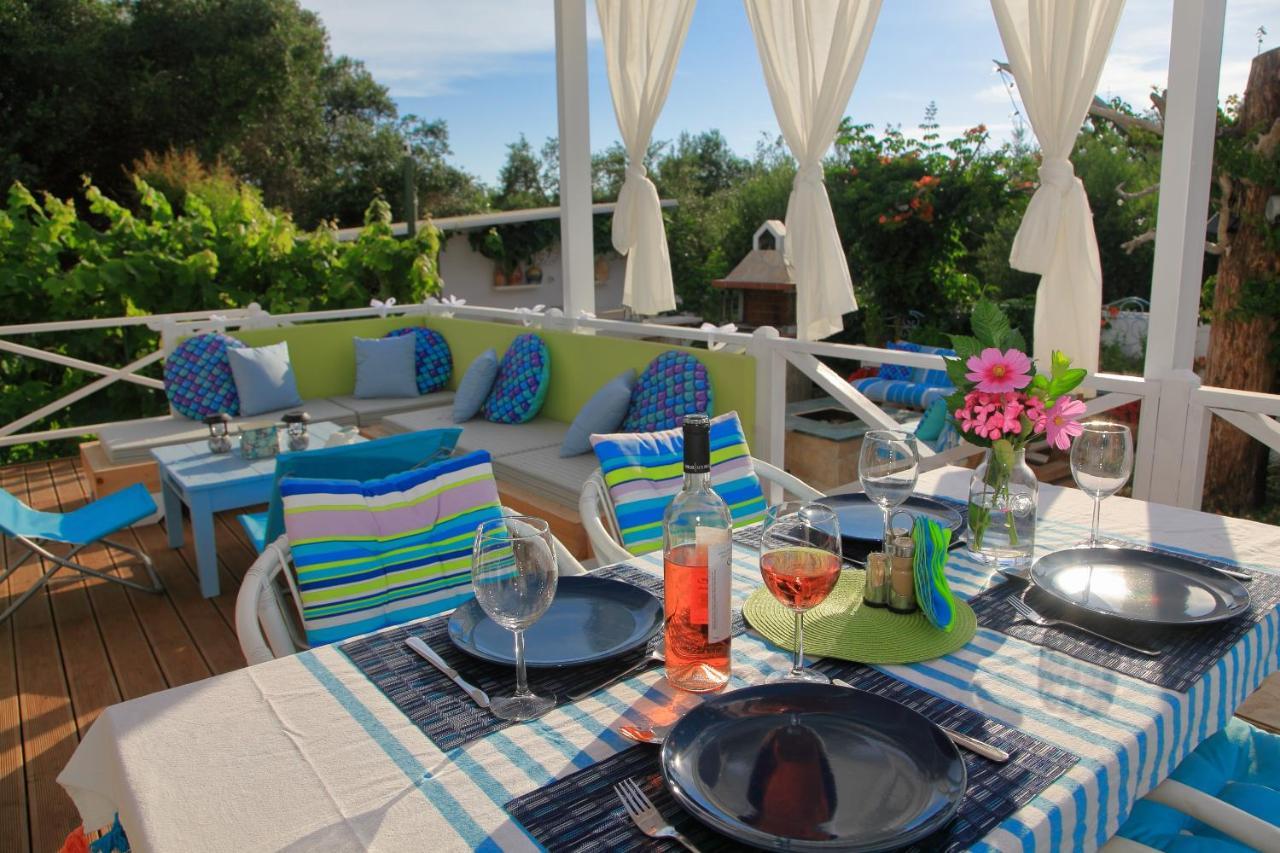 Blue Sky Cottage, Kanouli Beach Halikounas Luaran gambar