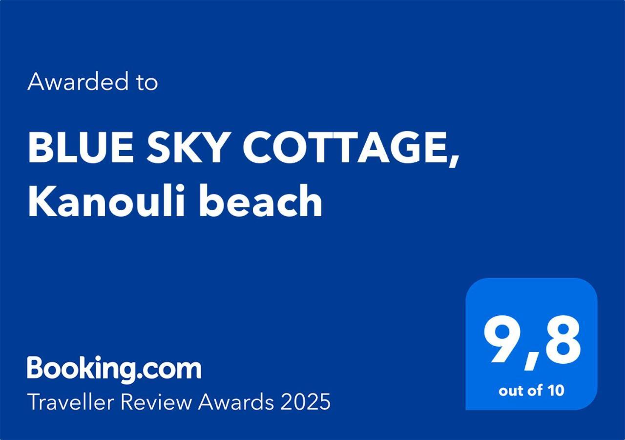 Blue Sky Cottage, Kanouli Beach Halikounas Luaran gambar